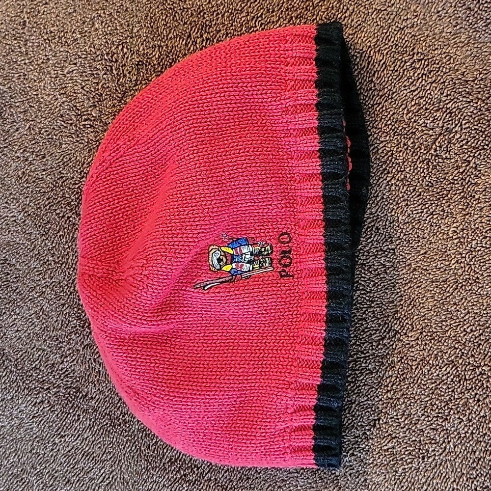 One Size (9Months/24Months) Polo Bear Cotton Hat